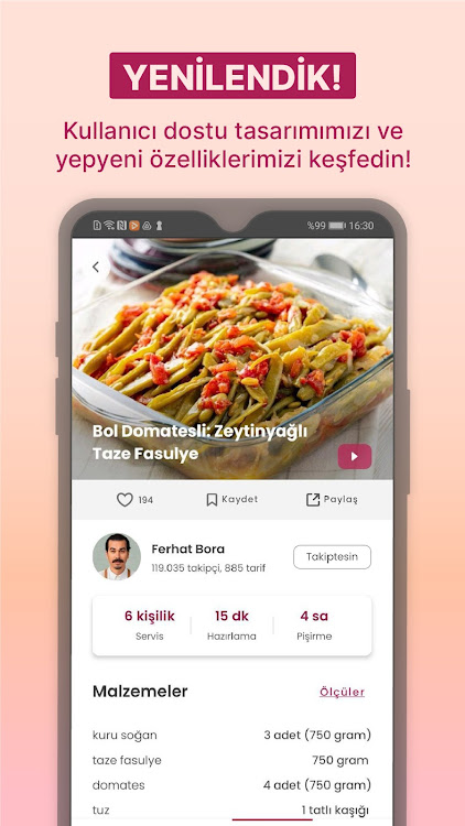 Yemek.com: Yemek Tarifleri - 3.0 - (Android)