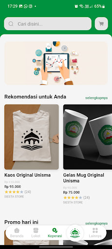 Android application Menara UNISMA screenshort