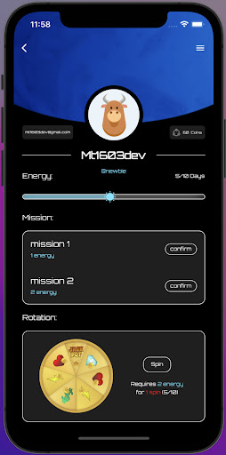 Android application Lucky Wheel - Play To Earn screenshort