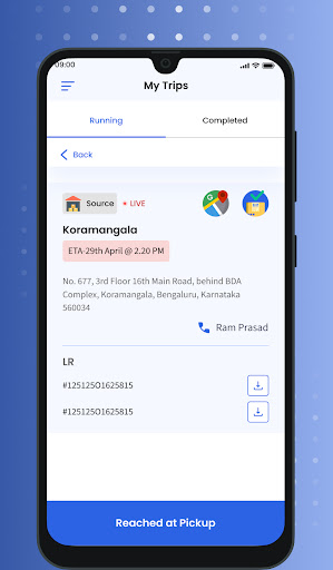 Android application IntuVizion screenshort