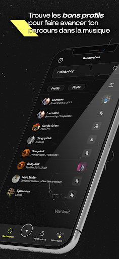 KEYM - Réseau Social Musical Screen 3