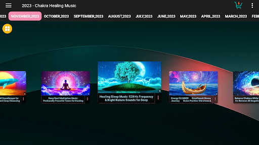 Screenshot of Chakra Healing Music