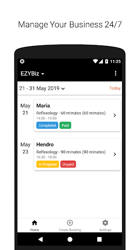 EZYBook BIZ - Appointment Sche Screenshot 1 - AppWisp.com
