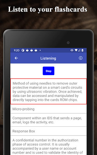 Screenshot of NAPLEX Flashcards
