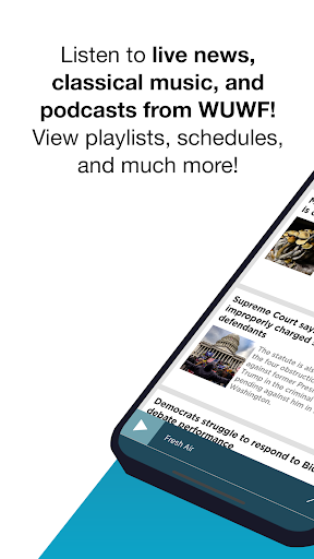 Android application WUWF Public Radio App screenshort