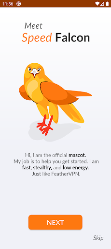 FeatherVPN: A Fast, Secure VPN Screen 3