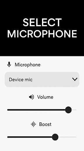 Microphone Amplifier Screen 3