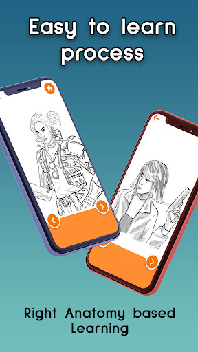 Android application How to draw Cartoon with Step screenshort