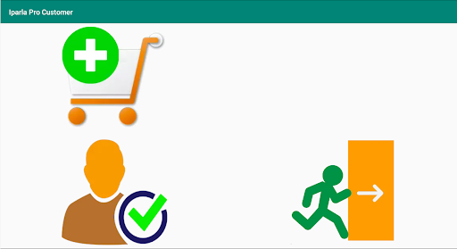 Android application Iparla Pro Customer screenshort