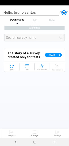 OWSurvey Offline Screen 2