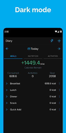 Screenshot of Calorie Counter - OmNom Notes