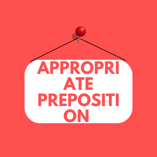 appropriate preposition logo