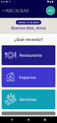 Android application Las Arcadias screenshort