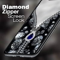 Diamond Zipper Screen Lock