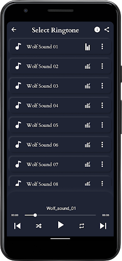 Wolf Sounds Screen 2
