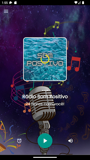 Android application Rádio Som Positivo screenshort