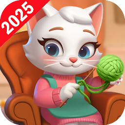 「Crafty Cat：パズル＆編み物」のアイコン画像