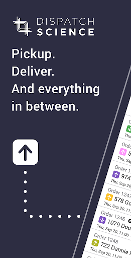 Android application Dispatch Science Driver App screenshort