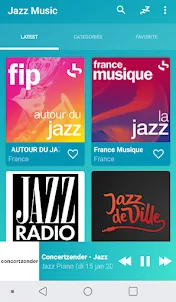 Jazz music online radios