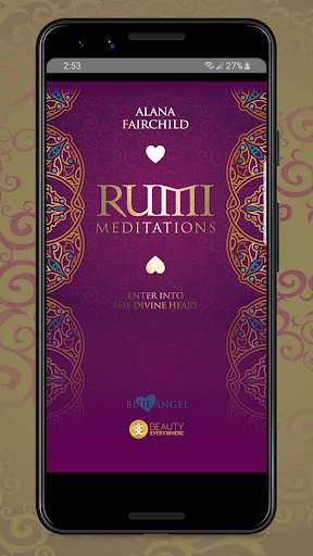 Android application Rumi Meditations screenshort