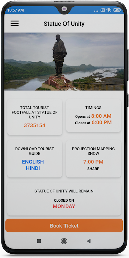 Android application Statue Of Unity Tickets screenshort