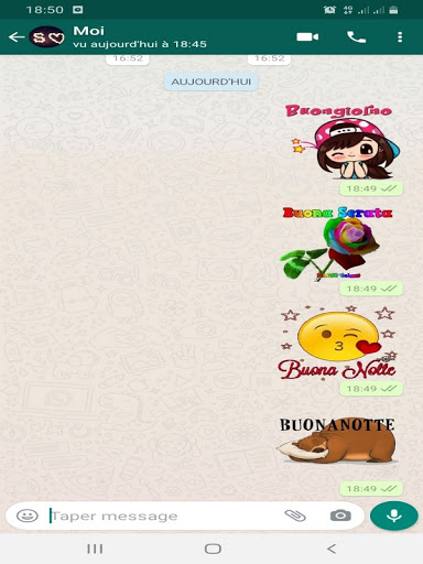 Buongiorno Adesivi e Adesivi Buona Notte 2021