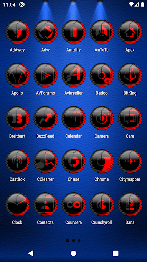 Red Icon Pack Style 8 Screen 2