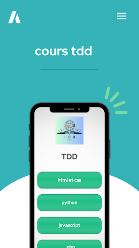 Android application TDD ofpt cours screenshort
