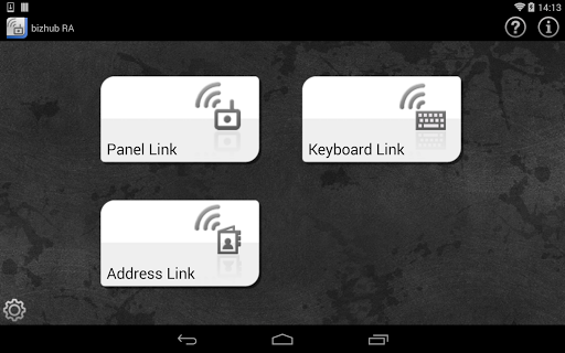 bizhub Remote Access Screen 3