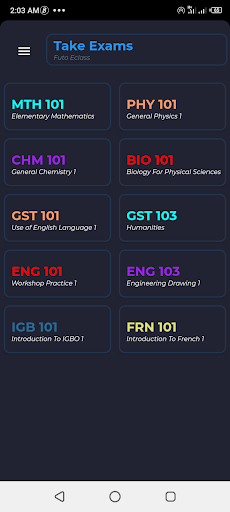 Futo E-Class 1st Sem Mahadumia Screen 3