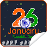 Cover Image of Download Republic Day Stickers For Whatsapp (26-January) 1.0.2 APK