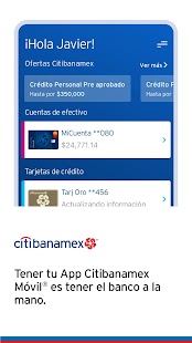 Citibanamex Móvil Screenshot