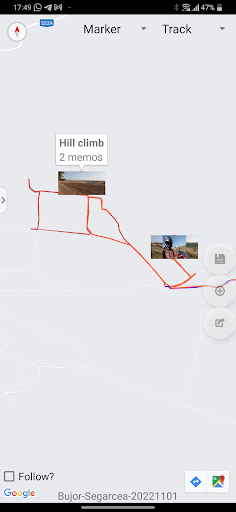 Dxl Tracker - Travel logger Screen 2