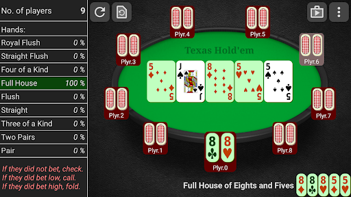 Poker Statistics Screen 2