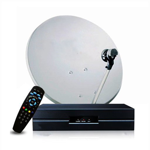 Satellite finder: Set dish logo