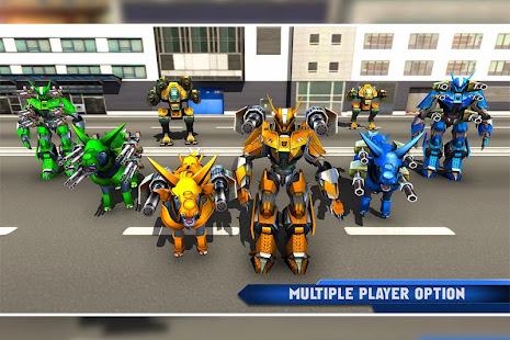 Скачать Bull Robot Car Transforming Games: Robot Shooting Онлайн бесплатно на Андроид