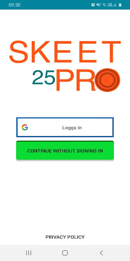 Android application Skeet25Pro screenshort
