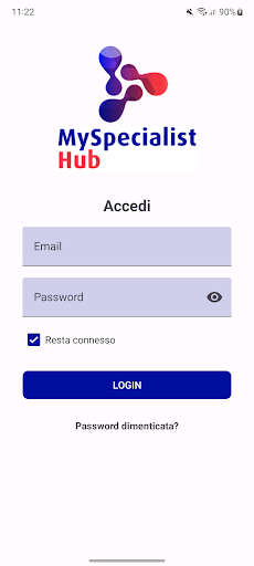Android application My Specialist Hub screenshort