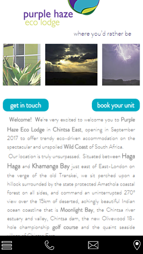 Android application Purple Haze Eco Lodge screenshort