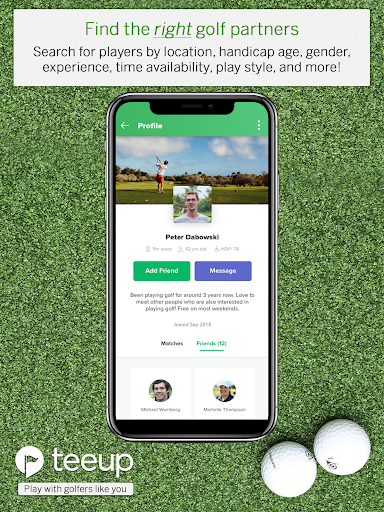 Tee Up - Find Golf Partners Ne