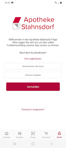 Android application Apotheke Stahnsdorf screenshort