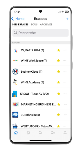 Wimi Workspace Screen 3