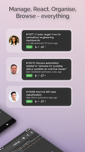 Git+ for GitLab Screen 3