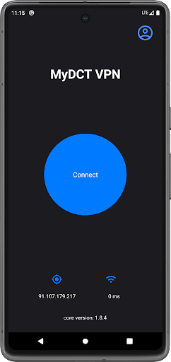 Android application MyDCT VPN screenshort