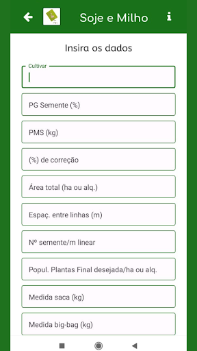 CalcFarm - Calcul. Agronômica Screen 2