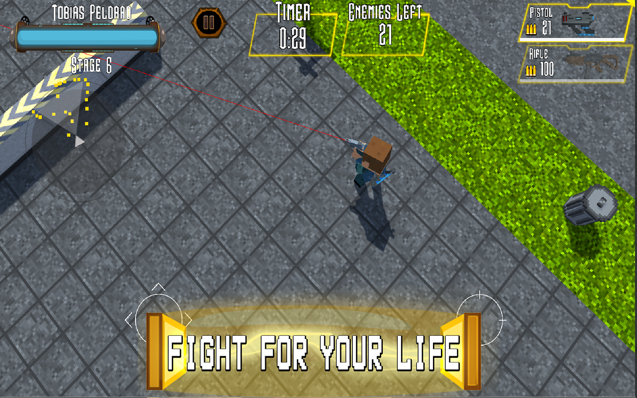 Android application Diverse Block Survival Game screenshort