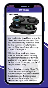 Mpow t6 online charging