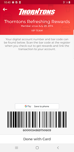 Thorntons Refreshing Rewards Screen 3