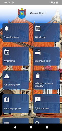 Android application Gmina Ujazd screenshort