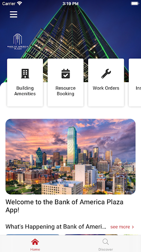 Android application Bank of America Plaza screenshort